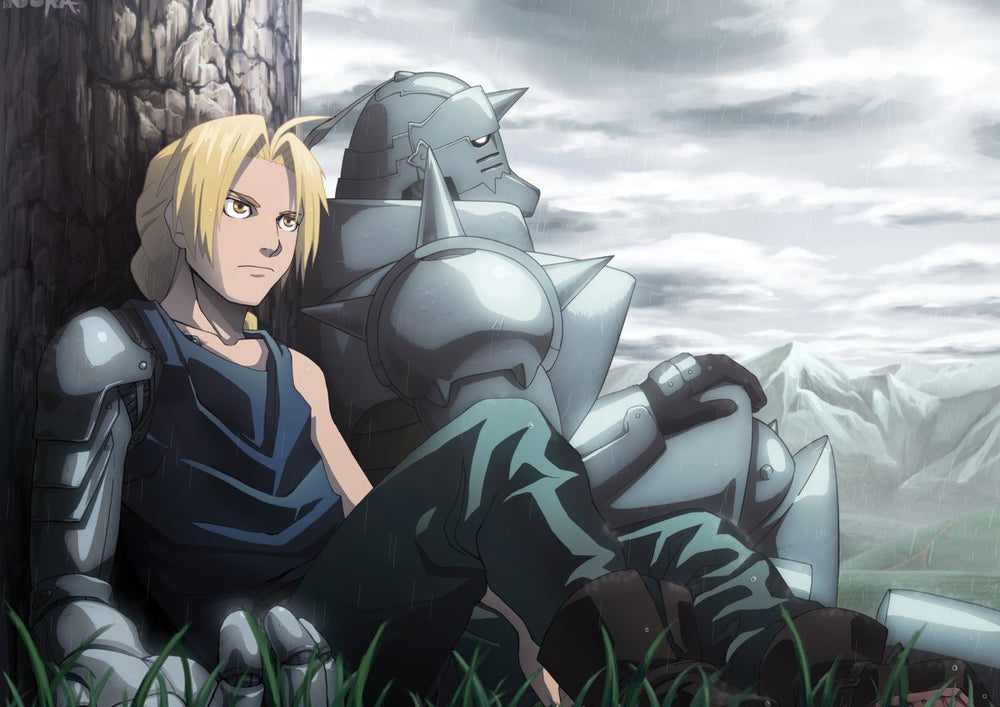 Tableau Fullmetal Freres Sous Pluie