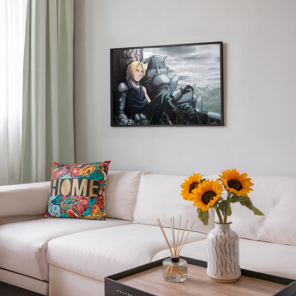 Tableau Fullmetal Freres Sous Pluie