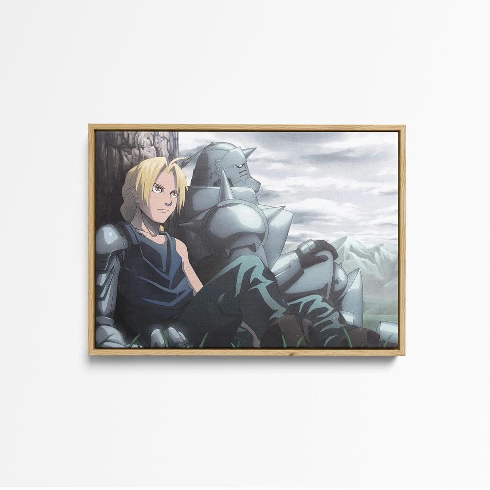 Tableau Fullmetal Freres Sous Pluie