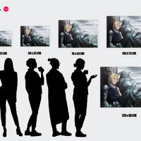 Tableau Fullmetal Freres Sous Pluie