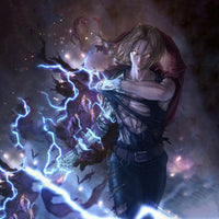 Tableau Fullmetal Guerrier Eclair Energetique