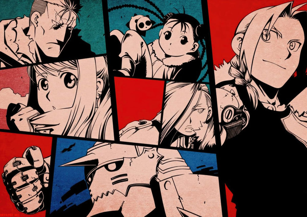 Tableau Fullmetal Heros Et Mosaique