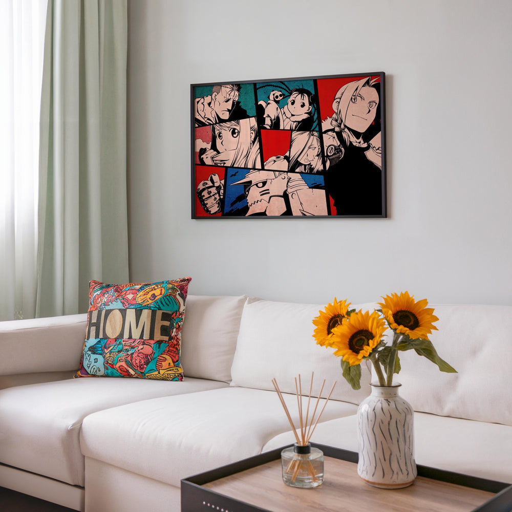 Tableau Fullmetal Heros Et Mosaique