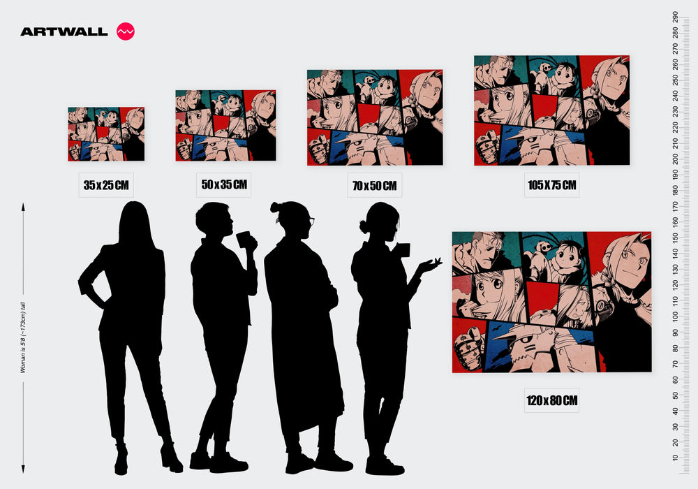 Tableau Fullmetal Heros Et Mosaique
