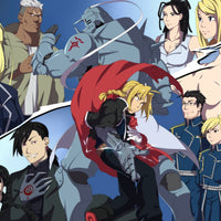 Tableau Fullmetal Personnages Alchimistes Reunis