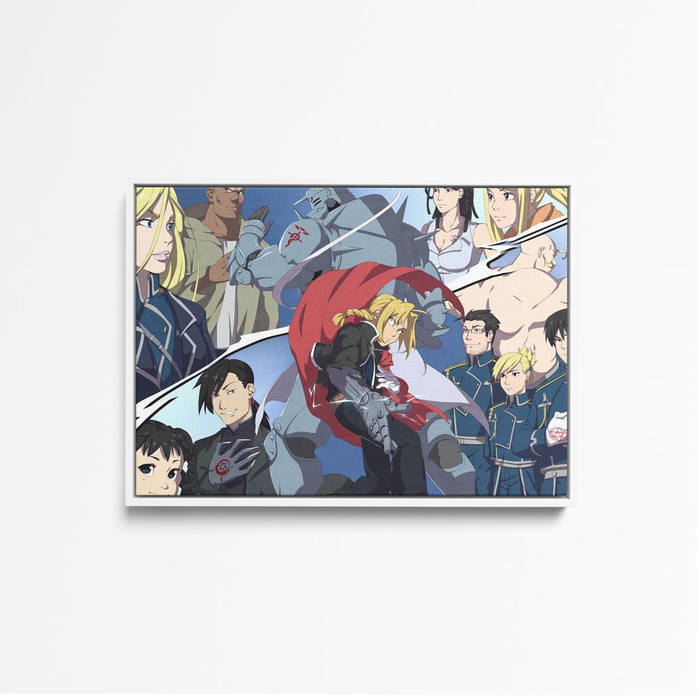 Tableau Fullmetal Personnages Alchimistes Reunis