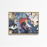 Tableau Fullmetal Personnages Alchimistes Reunis