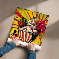 Tableau Glace Fruits Popart