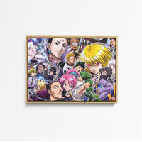 Tableau Hunter X Hunter Chasseurs Determines Aventure