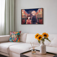 Tableau Hunter X Hunter Kimono Et Feux
