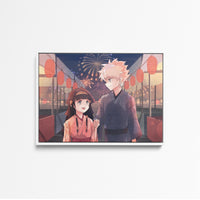 Tableau Hunter X Hunter Kimono Et Feux