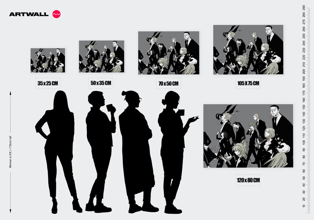Tableau Hunter X Hunter Personnages En Costumes