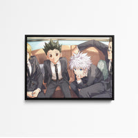 Tableau Hunter X Hunter Quatuor En Costumes