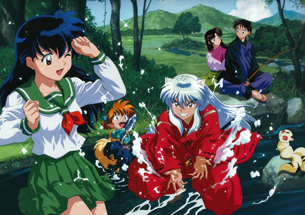 Tableau Inuyasha Aventure Au Ruisseau