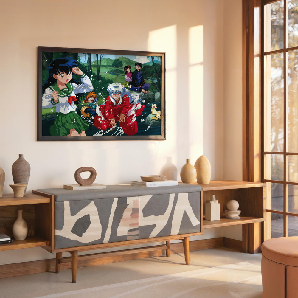 Tableau Inuyasha Aventure Au Ruisseau