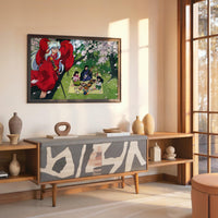 Tableau Inuyasha Piquenique Sous Cerisiers
