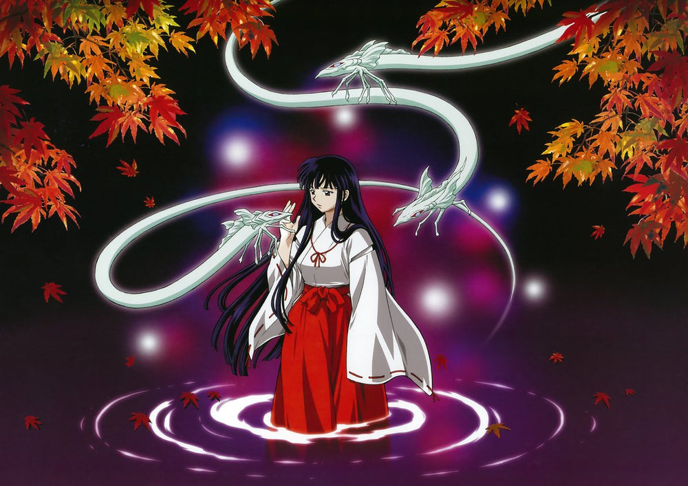 Tableau Inuyasha Pretresse Et Dragons