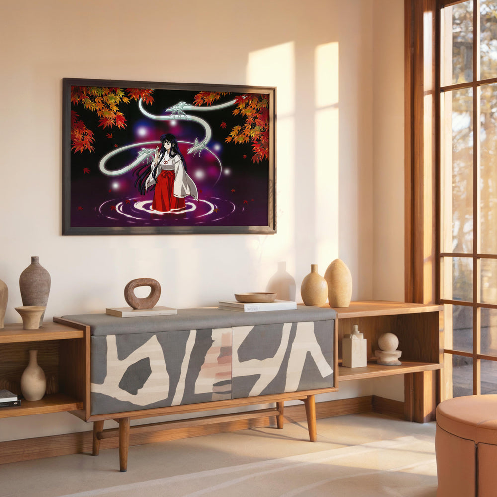 Tableau Inuyasha Pretresse Et Dragons