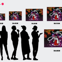 Tableau Inuyasha Pretresse Et Dragons