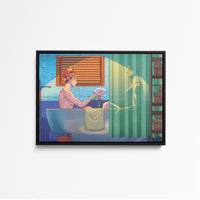 Tableau Jujutsu Kaisen Bain Miroir Lumiere