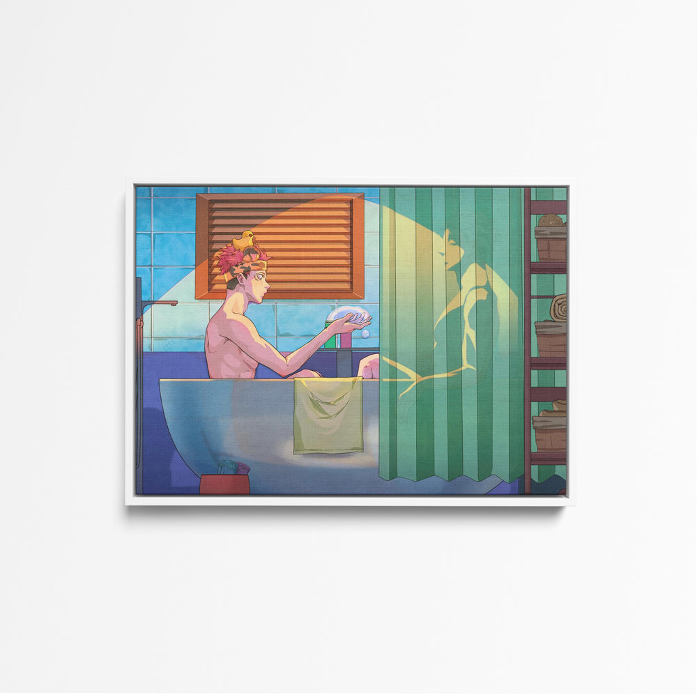 Tableau Jujutsu Kaisen Bain Miroir Lumiere