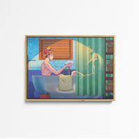 Tableau Jujutsu Kaisen Bain Miroir Lumiere