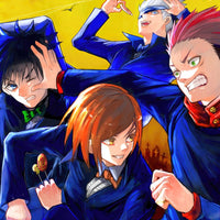 Tableau Jujutsu Kaisen Combatifs En Uniformes