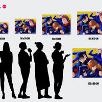 Tableau Jujutsu Kaisen Combatifs En Uniformes