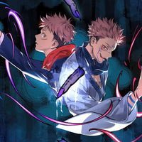 Tableau Jujutsu Kaisen Dualite Magique Opposee