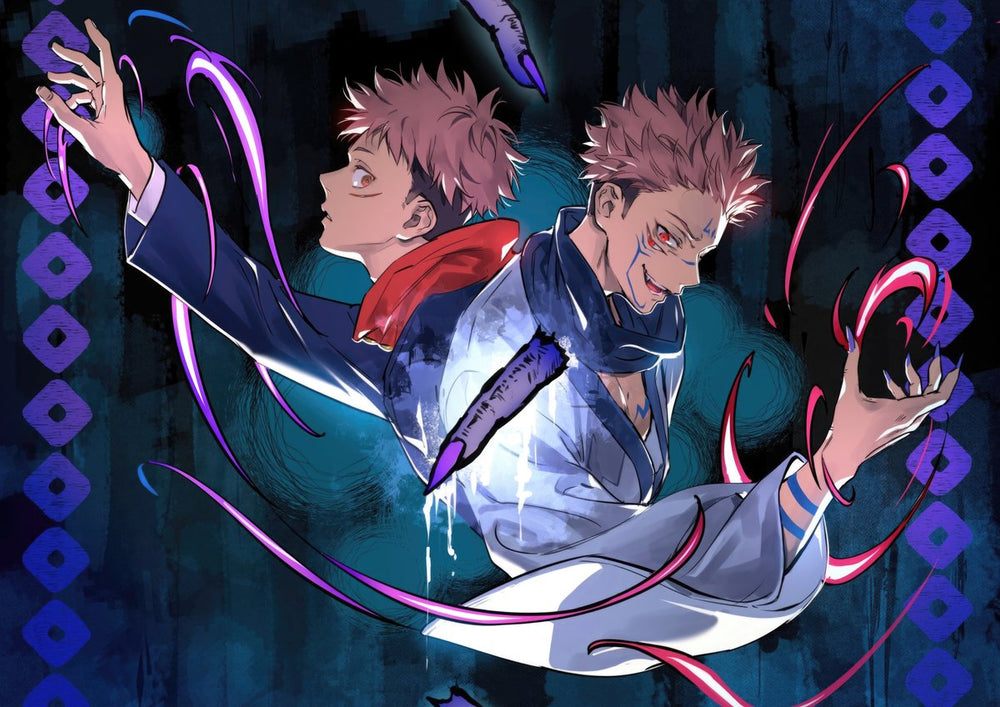 Tableau Jujutsu Kaisen Dualite Magique Opposee