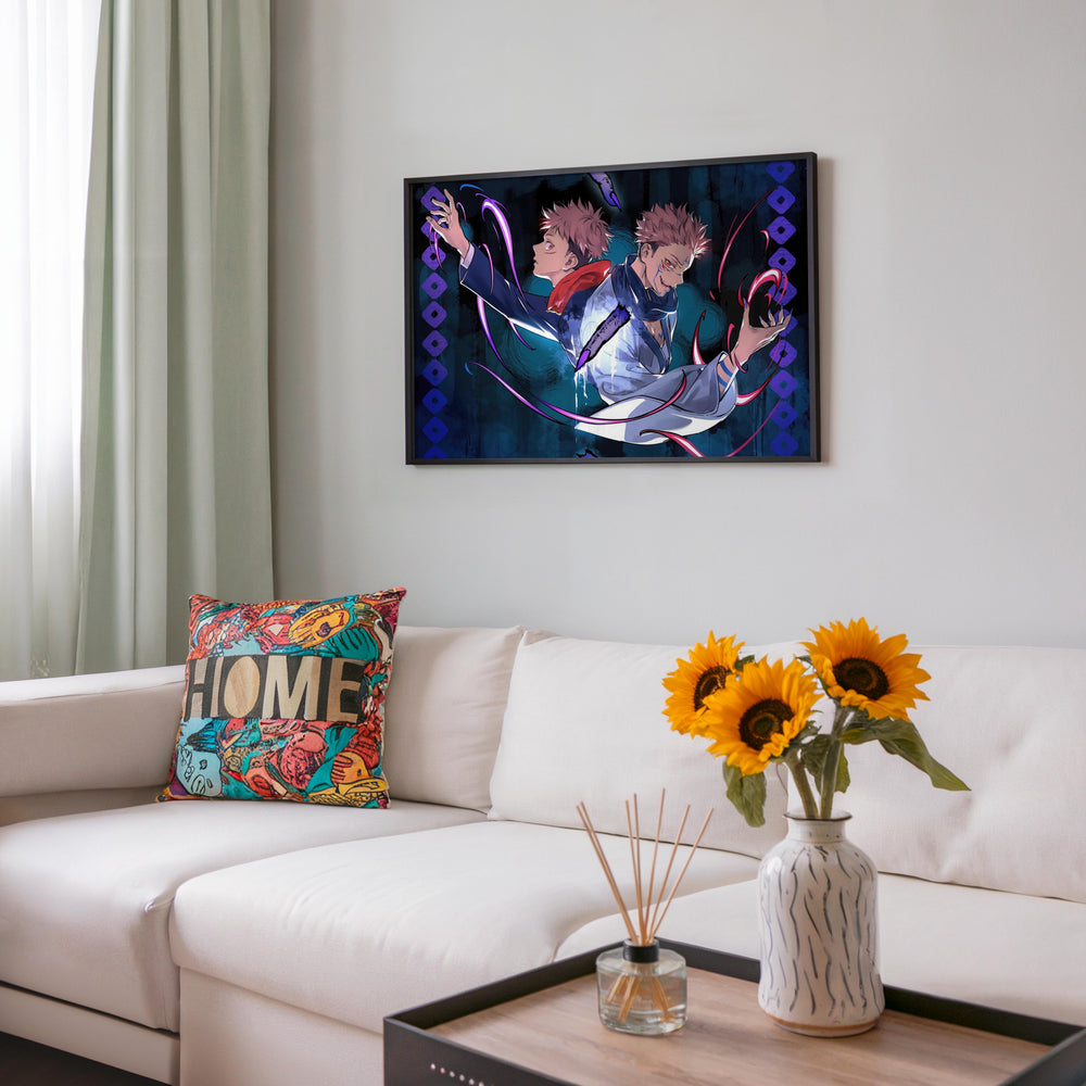 Tableau Jujutsu Kaisen Dualite Magique Opposee