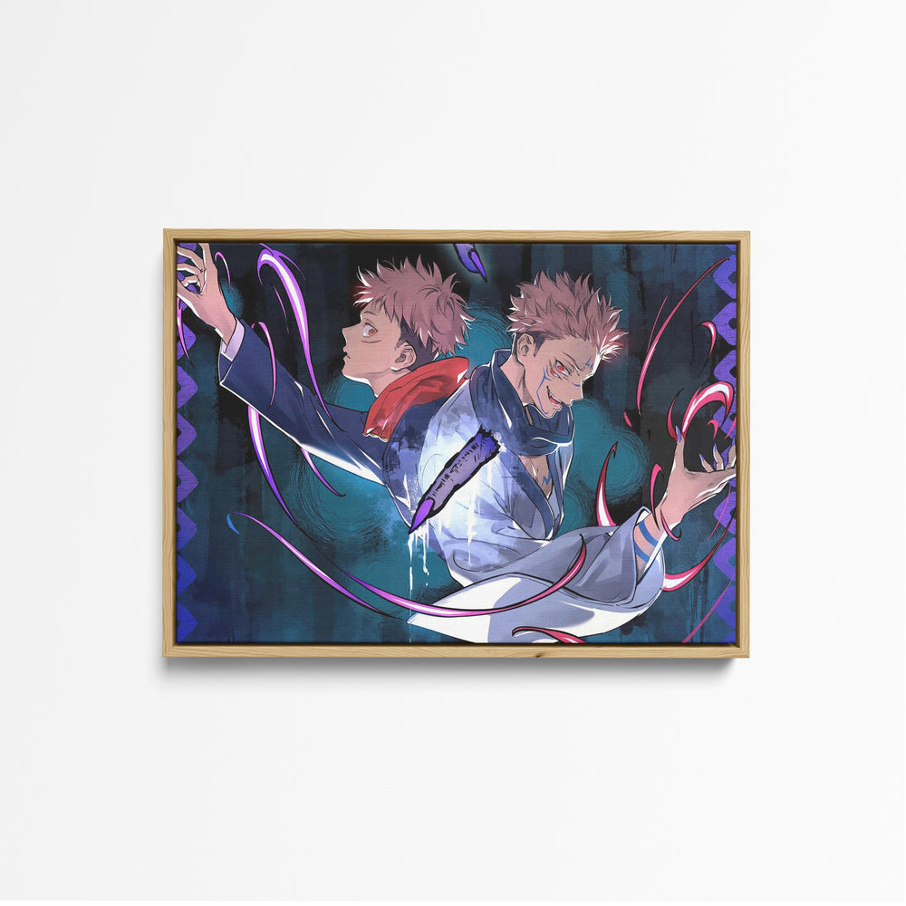 Tableau Jujutsu Kaisen Dualite Magique Opposee