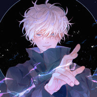 Tableau Jujutsu Kaisen Eclatante Energie Etheree