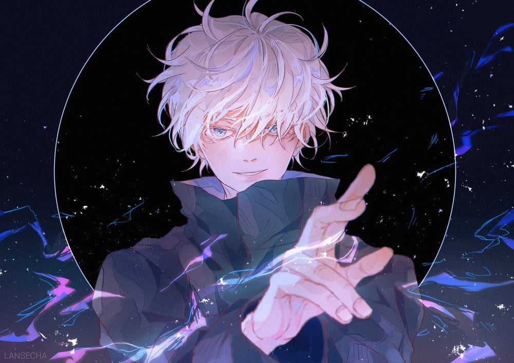 Tableau Jujutsu Kaisen Eclatante Energie Etheree
