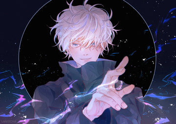 Tableau Jujutsu Kaisen Eclatante Energie Etheree