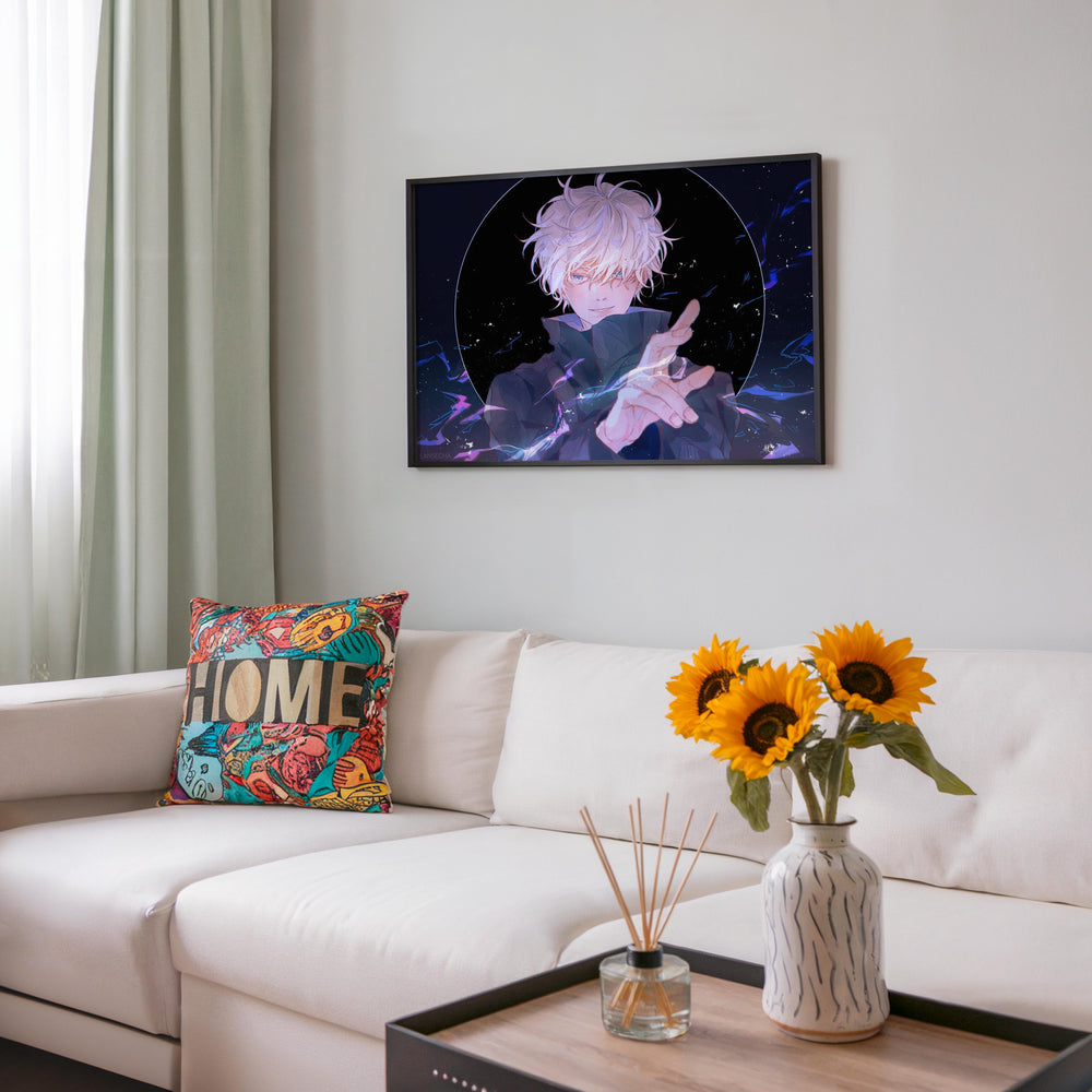Tableau Jujutsu Kaisen Eclatante Energie Etheree
