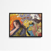 Tableau Jujutsu Kaisen Guerrier Et Dragons