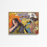 Tableau Jujutsu Kaisen Guerrier Et Dragons