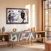 Tableau Jujutsu Kaisen Mariage Ensemble Elegant