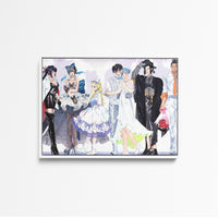 Tableau Jujutsu Kaisen Mariage Ensemble Elegant