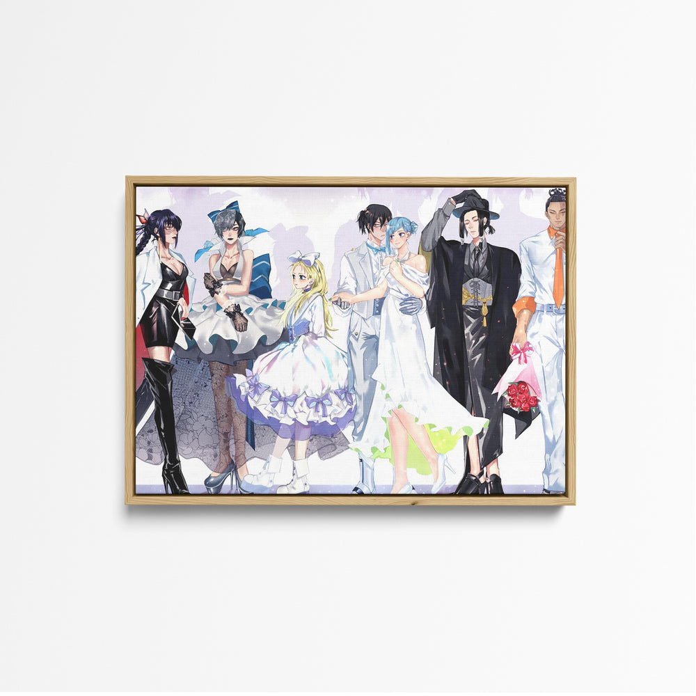 Tableau Jujutsu Kaisen Mariage Ensemble Elegant