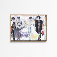 Tableau Jujutsu Kaisen Mariage Ensemble Elegant