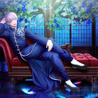 Tableau Jujutsu Kaisen Mysterieux Canape Bleu