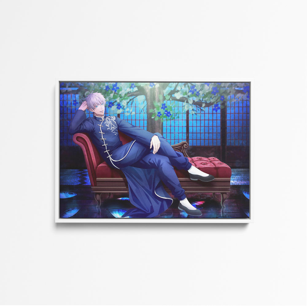 Tableau Jujutsu Kaisen Mysterieux Canape Bleu