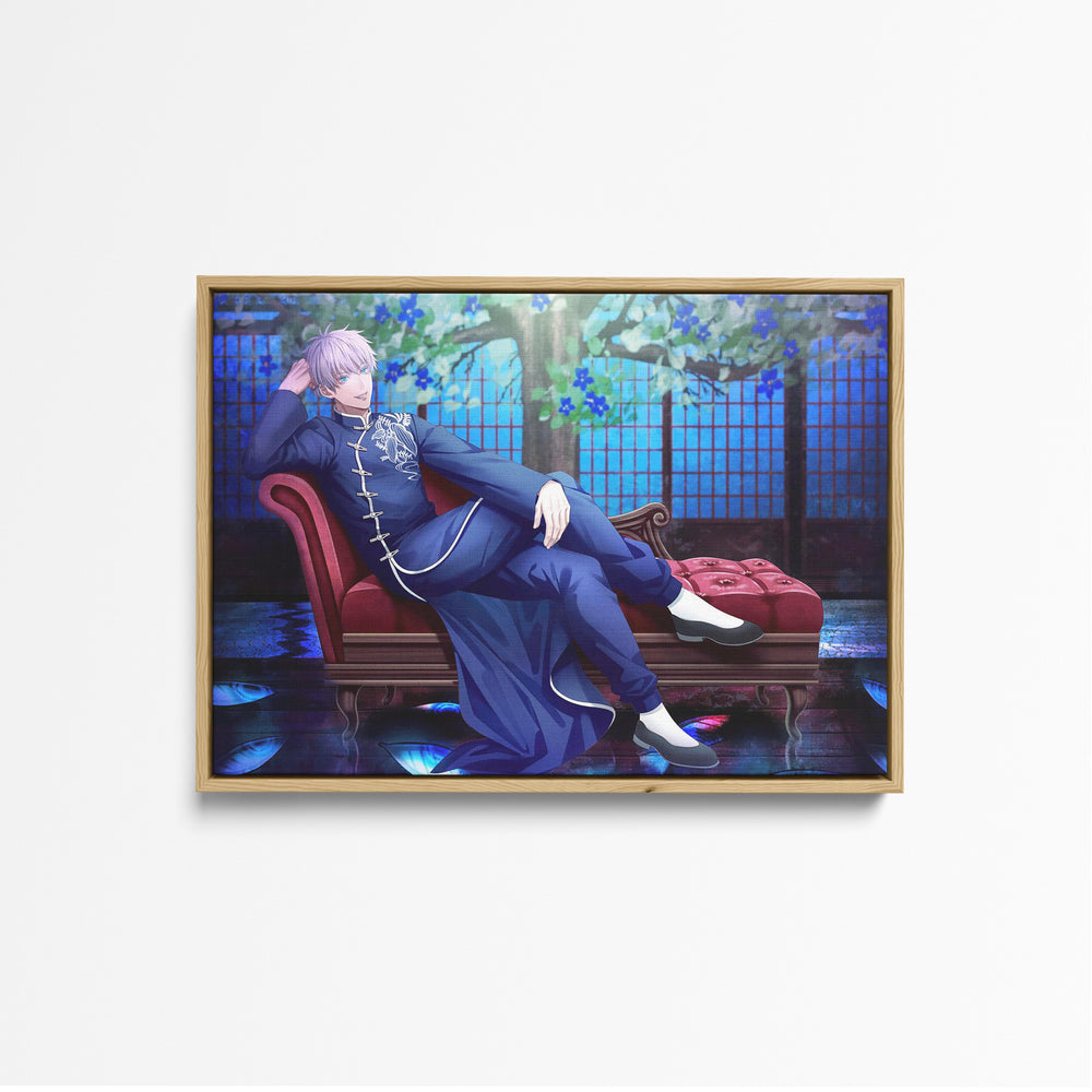 Tableau Jujutsu Kaisen Mysterieux Canape Bleu