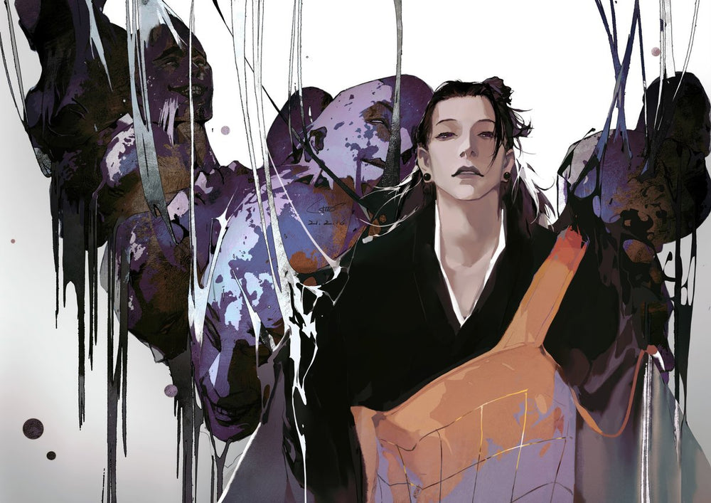 Tableau Jujutsu Kaisen Personnage Sombre Enigmatique