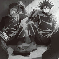Tableau Jujutsu Kaisen Personnages Assis Reflechissant