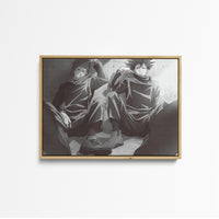 Tableau Jujutsu Kaisen Personnages Assis Reflechissant