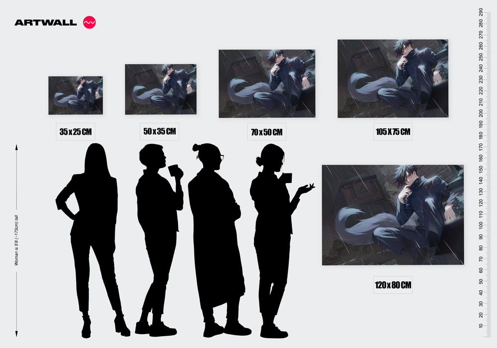 Tableau Jujutsu Kaisen Pluie Et Mystere