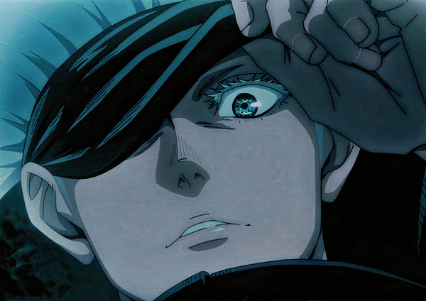 Tableau Jujutsu Kaisen Regard Hypnotique Intense